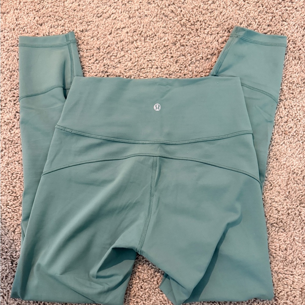 Lululemon in Movement tights- light teal blue-green leggings - Picture 3 of 7